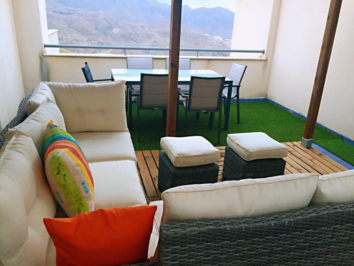 Apartamentos Deluxe Roquetas De Mar Con Golf Y Piscina Climatizada, Parking Privado 比卡尔 外观 照片