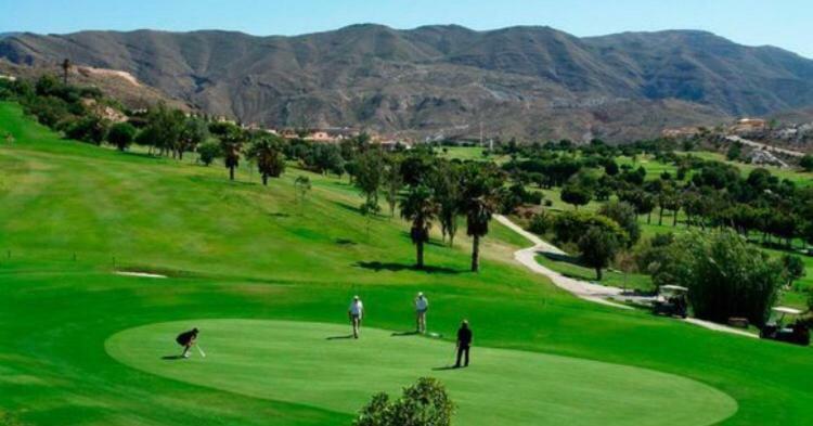 Apartamentos Deluxe Roquetas De Mar Con Golf Y Piscina Climatizada, Parking Privado 比卡尔 外观 照片